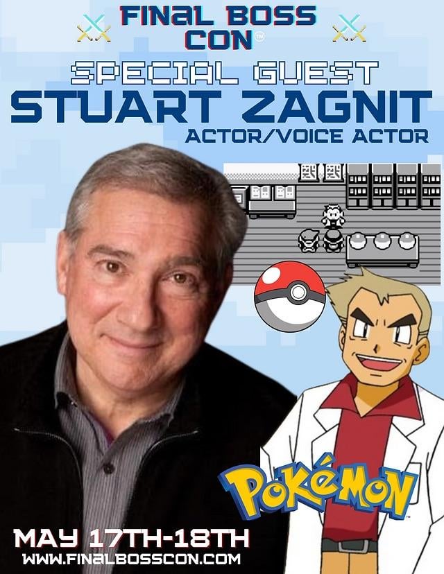Meet the voice of Professor Oak at FinalBossCon in Ohio