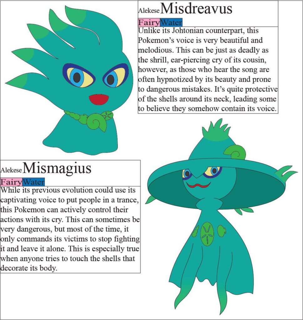 Regional Variants: Misdreavus