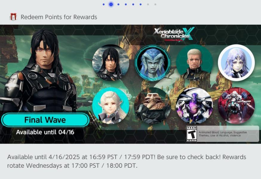 Xenoblade Chronicles X NSO Icons Wave 4 is now Available! [Final Wave]