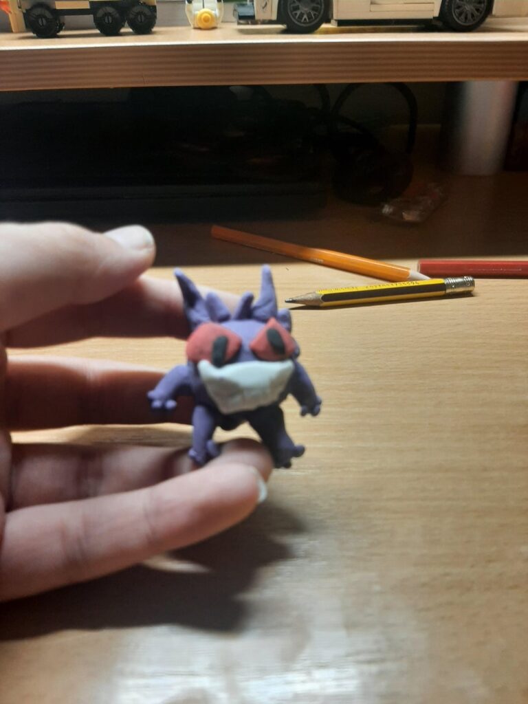 Mine younger brother tryed to make gengar how did he do