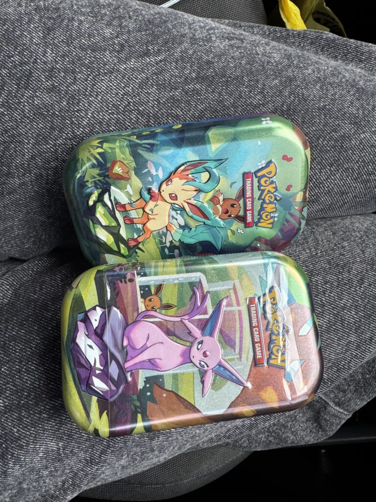 was able to get prismatic evolution tins at my dollar general!!