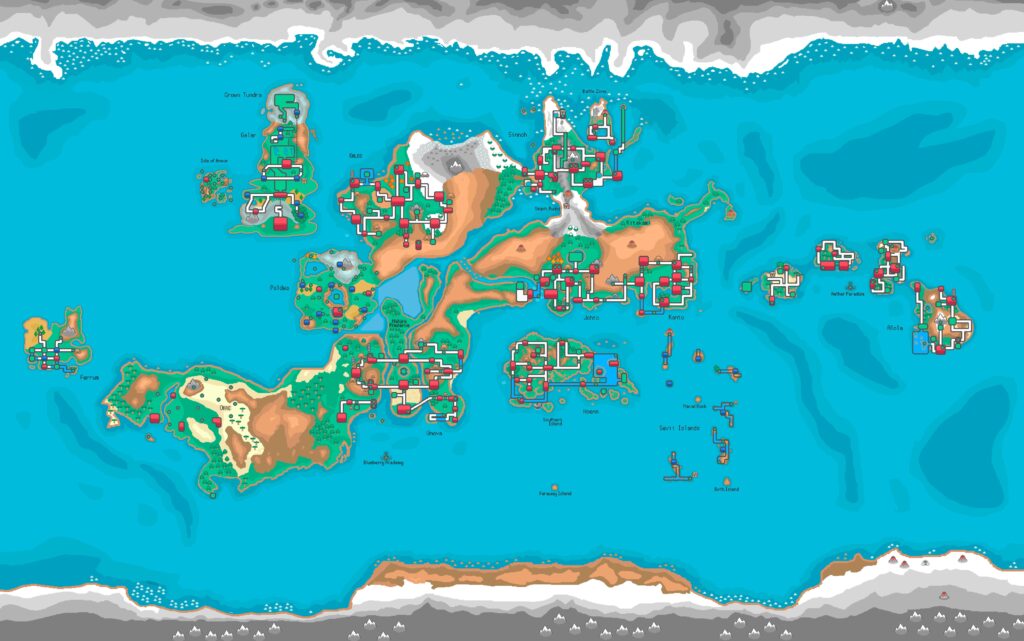 Pokéworld Map 2025