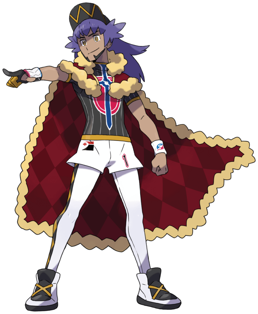 Is there any Sprite art of Champion Leon in the old game style