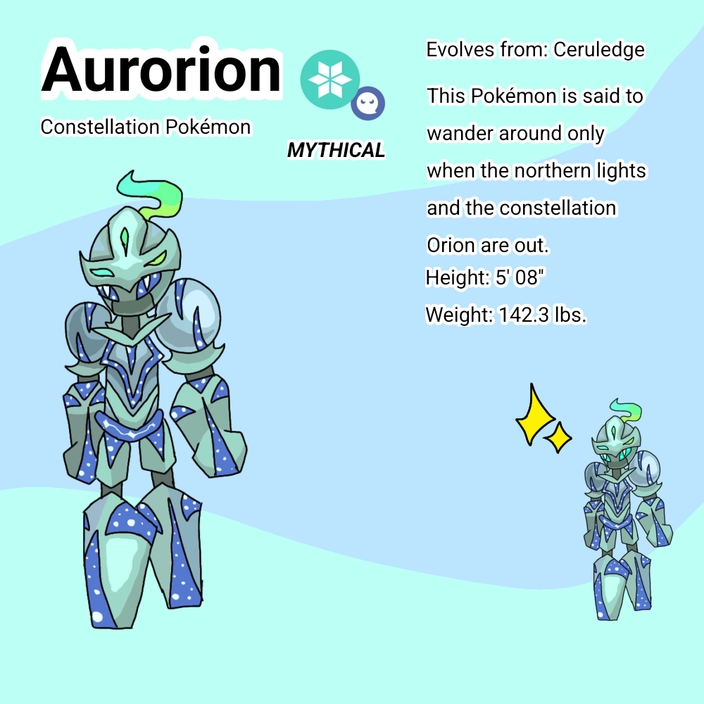 My new Pokémon: Aurorion