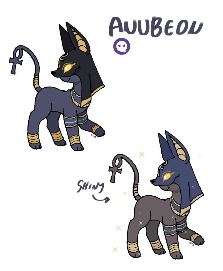 Another eeveelution design, ghost type!!