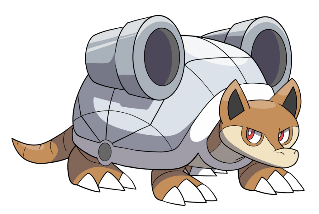 Armadillo inspired Fakemon (Steel/Ground-Type)