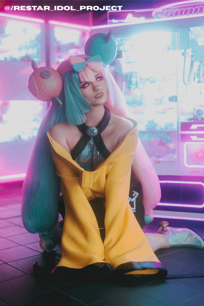My Iono cosplay! We got to do a shoot in a super cool arcade!