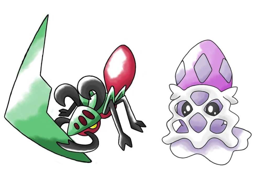 Fakemon based on the symbiosis of leaf cutter ants and fungi