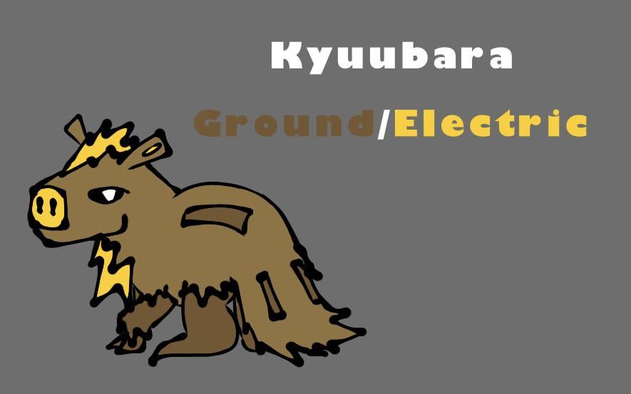 don’t ask why this thing is ground type because I couldn’t tell if you’d I tried