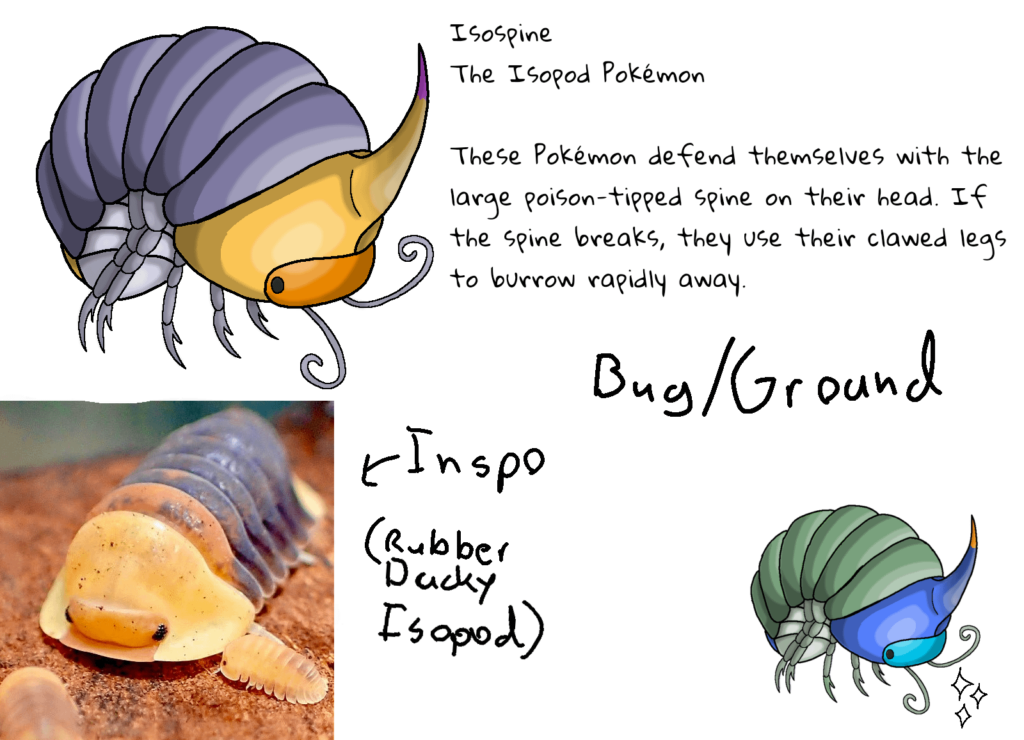 Turning My Pets Into Pokémon: Part 1 - Isopods