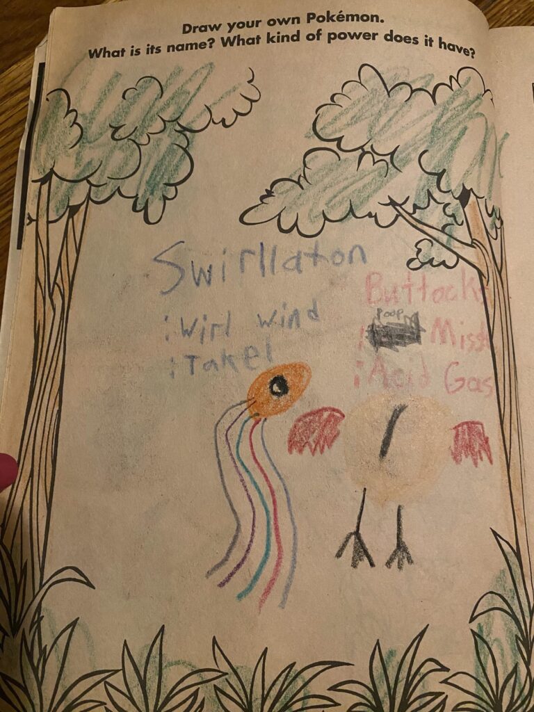Fakemon my older brother and I made in 1998 during Pokemania