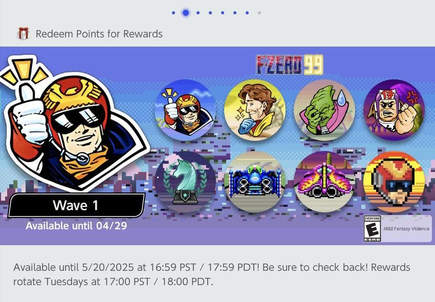 F-Zero 99 NSO Icons Wave 1 is now Available!