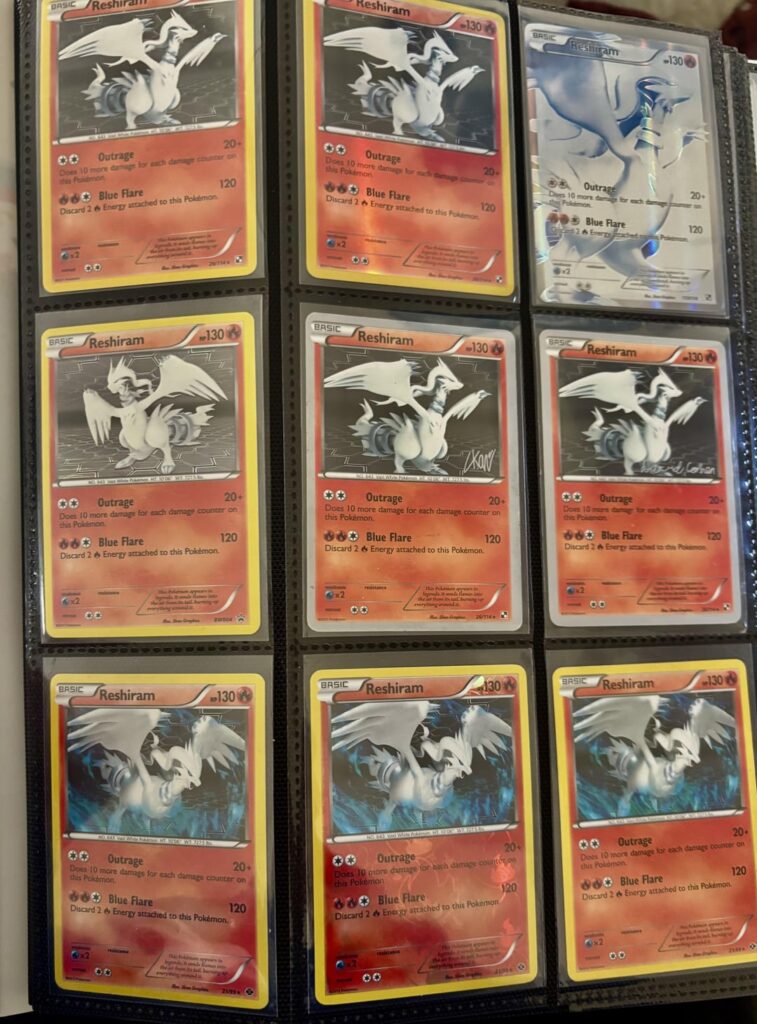 I officially own every English Reshiram Card!