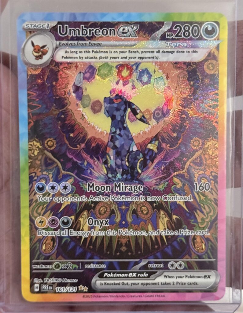 Opened a prismatic evolutions PC etb