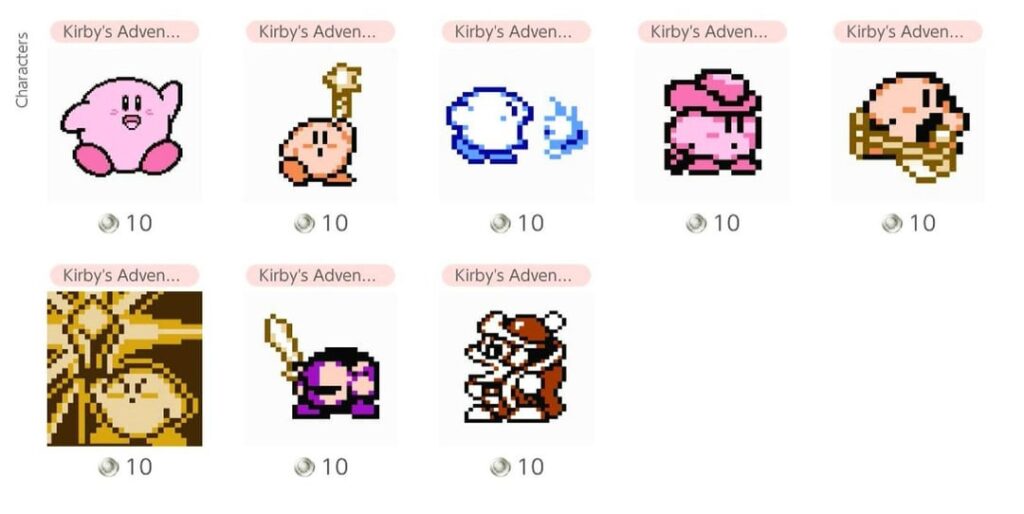Kirby’s Adventure and Kirby & The Amazing Mirror NSO Icons are now Available!