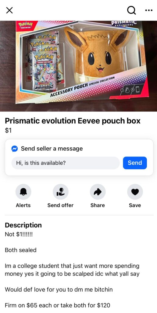 At least they are honest I guess…