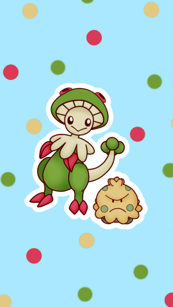 Breloom and Shroomish Fanart [OC]
