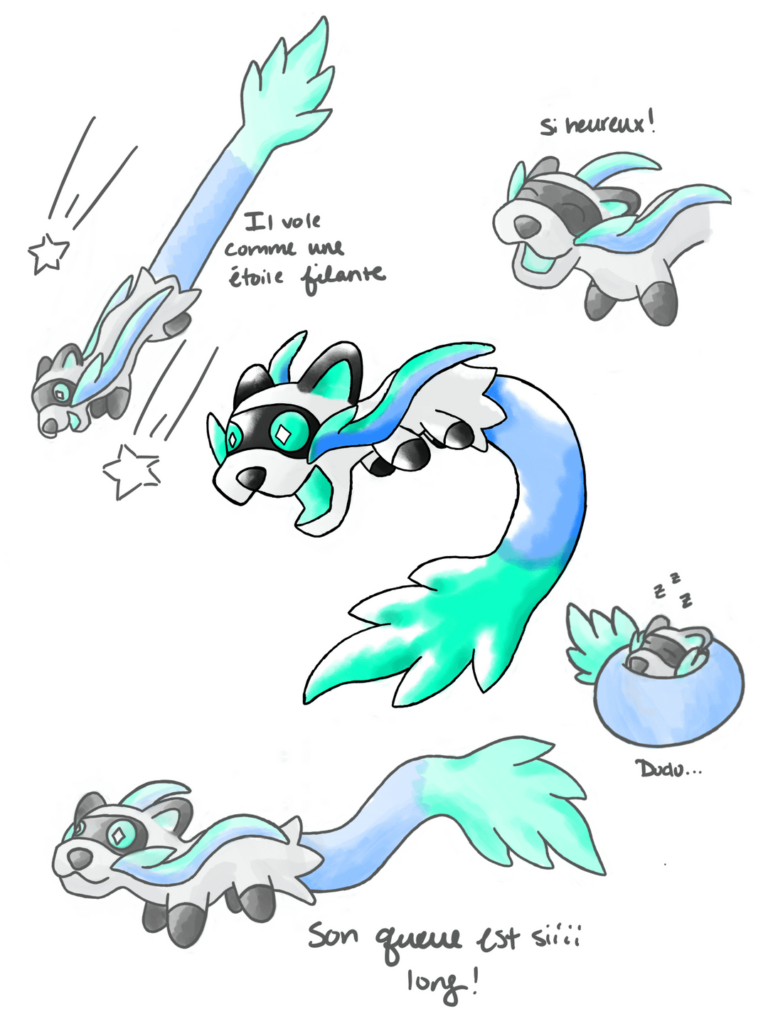 Meet Comessi! Look out in the starry, night sky and you might see Comessi happily flying through the skies