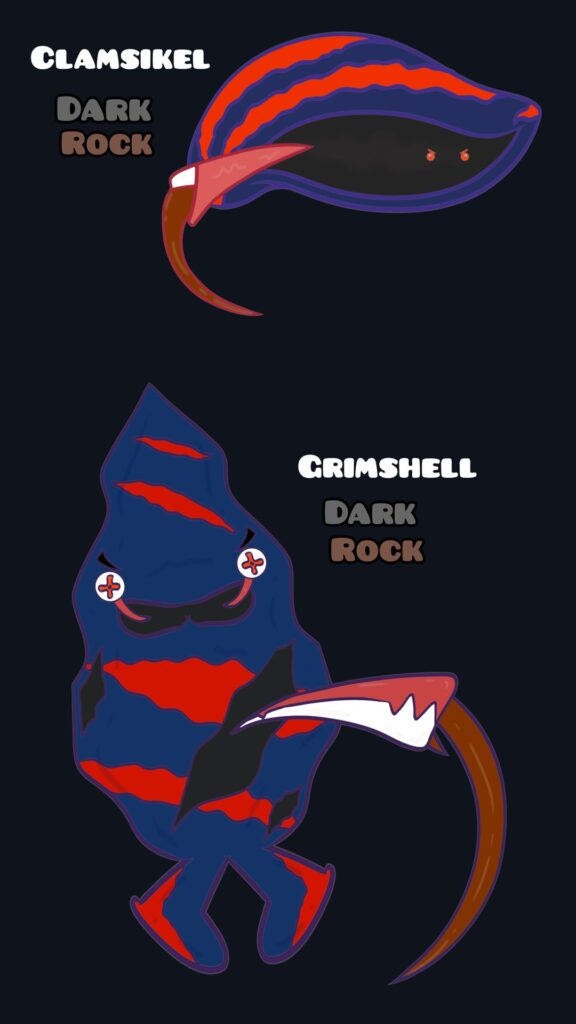 Clamsikel, Grimshell