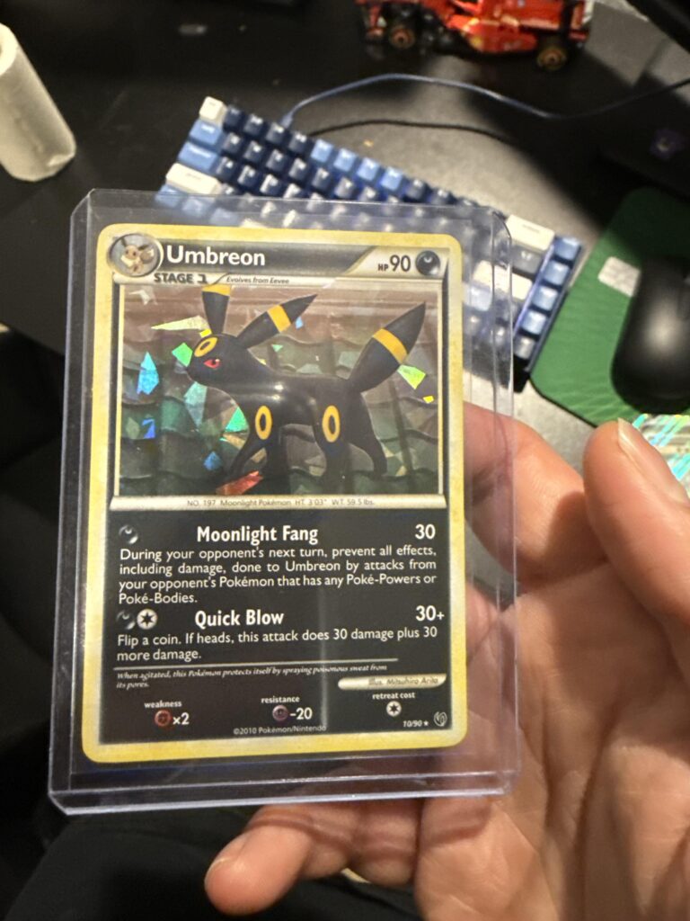 My first holo Umbreon! Getting back into the hobby after 20 years