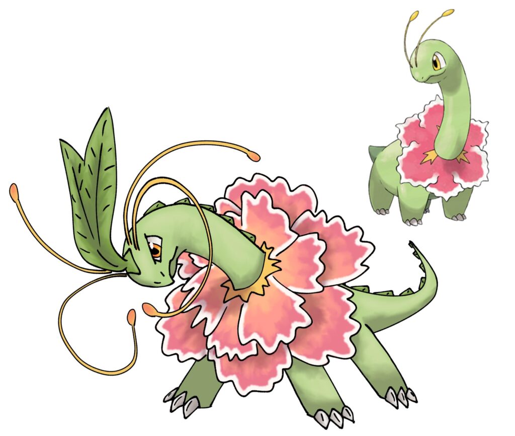 Mega meganium concept since the ZA starters got announced