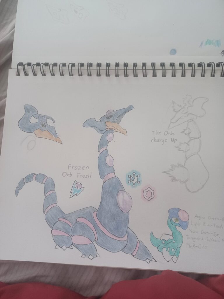 PLEZERO & CHIROTIDE. Both classified as the Brain Freeze Pokemon