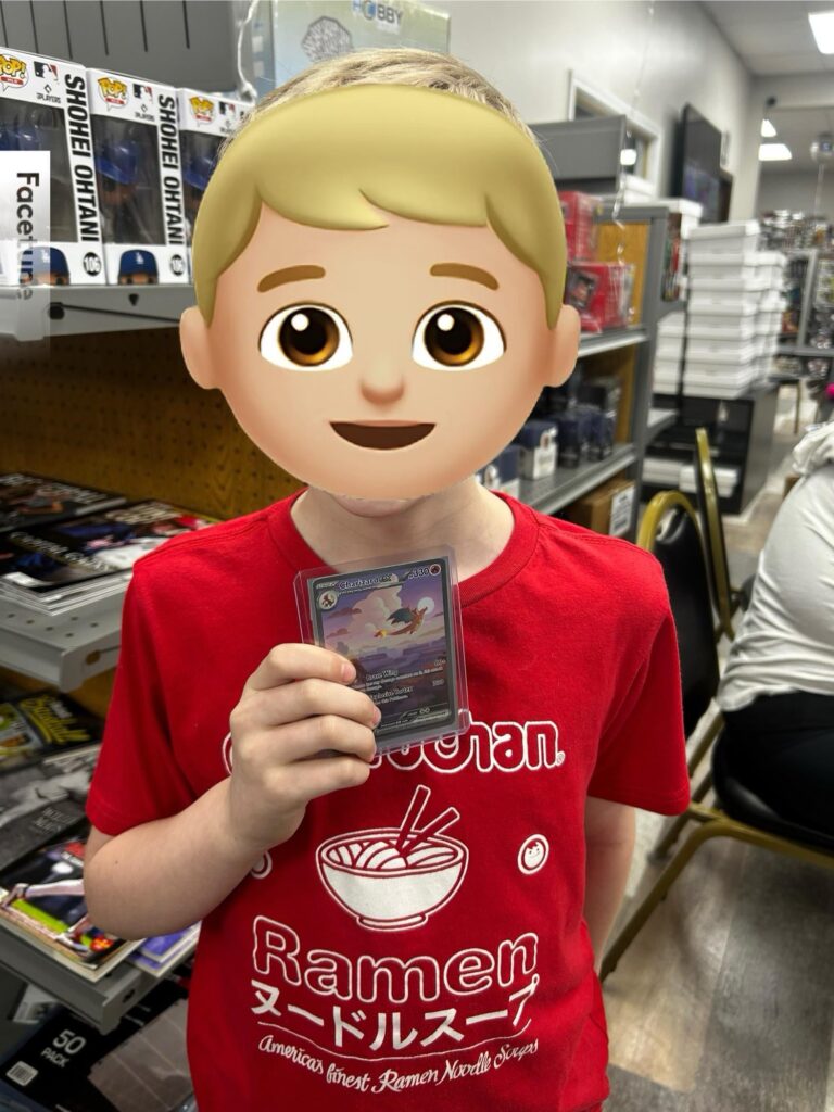 My 9 year old pulled this from a booster pack at a local trade night