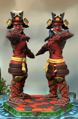 Made Team Aqua and Team Magma in Heroforge