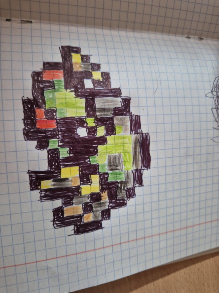 Spinarak pixel art