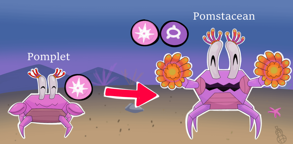 Fakemon: Pomstacean (Fairy/Poison)