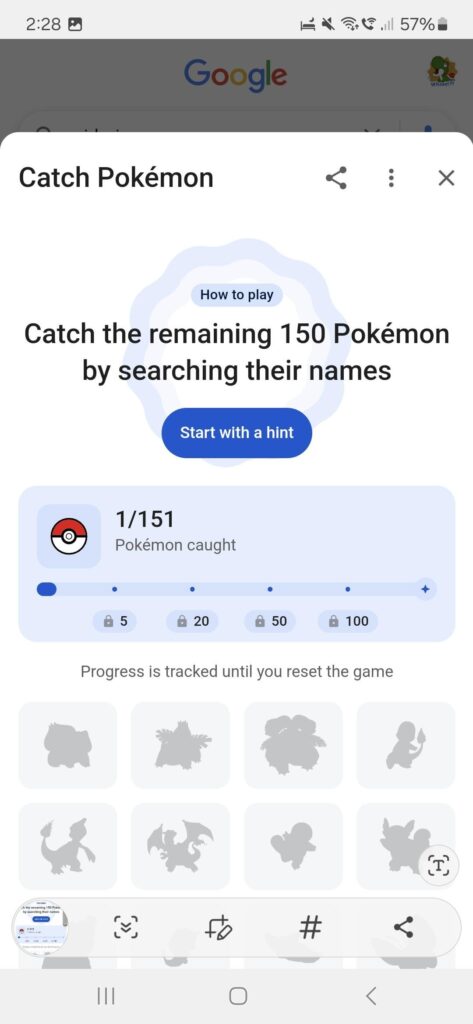 You can catch Pokémon on Google?!