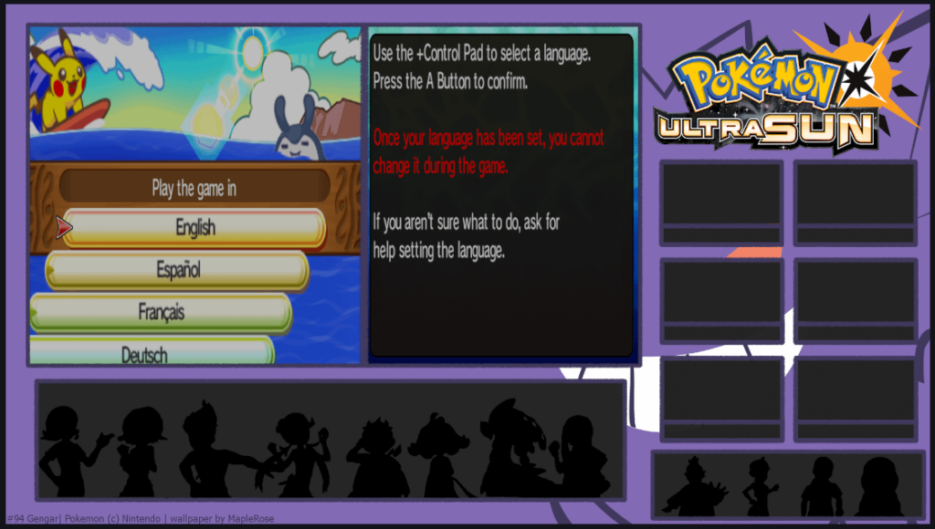 Pokémon Ultra Sun Play Through Overlay [OC]