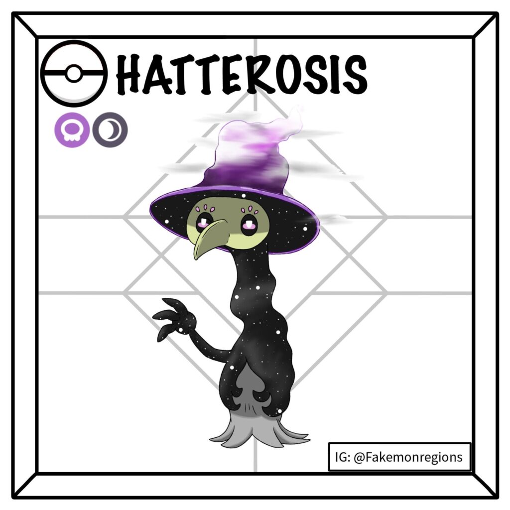 Hatterene convergent evolution (I still need to design the first and second Evo)