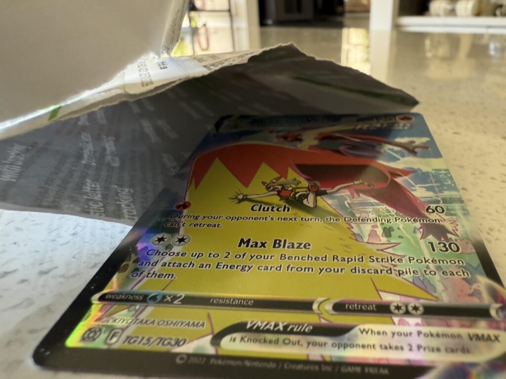 Not even a sleeve…