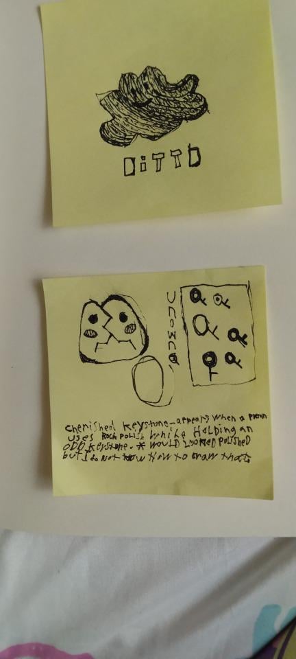Concept of a Spiritomb evolution item. More in comments. (Ignore the ditto unless you want to look at it)