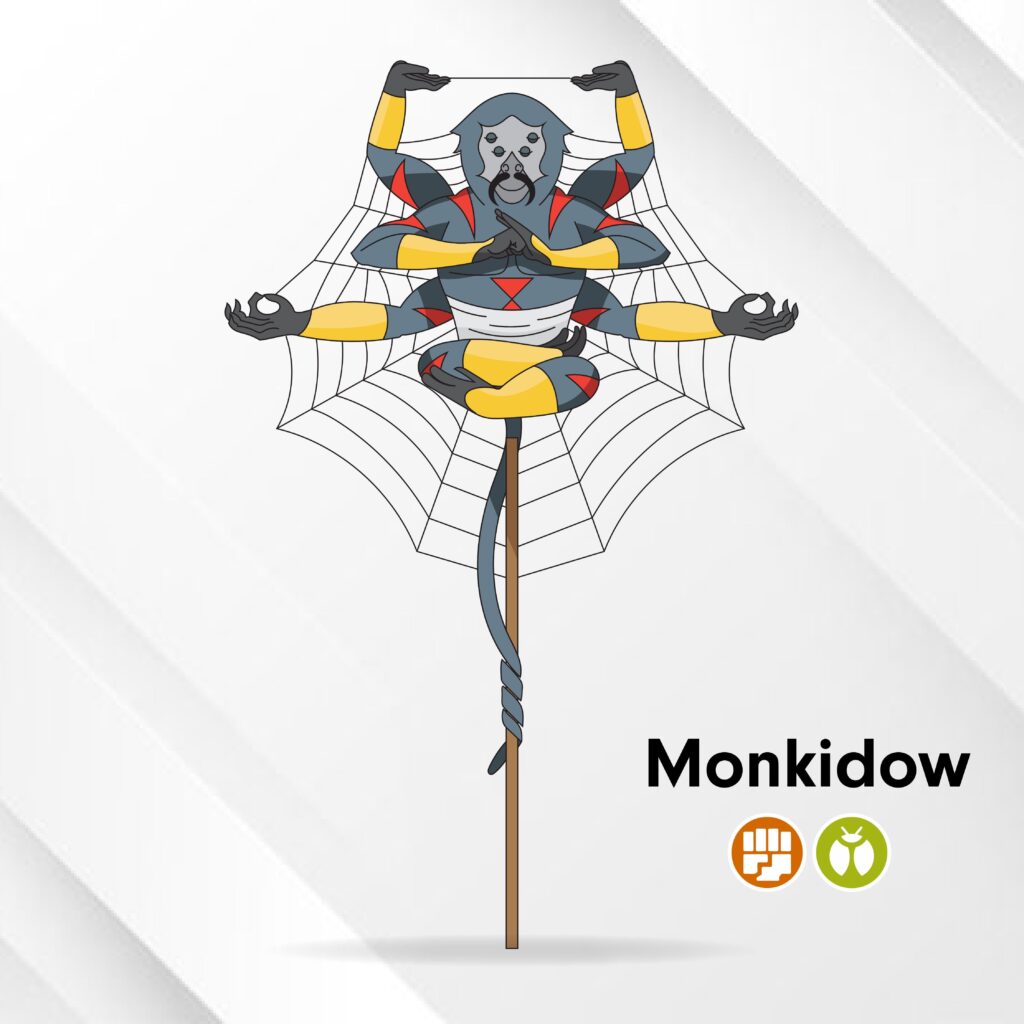 Concept - The Spider-Monkey Pokemon