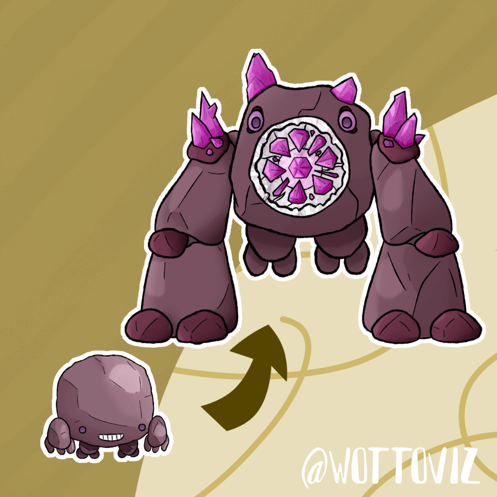 Two little geode guys