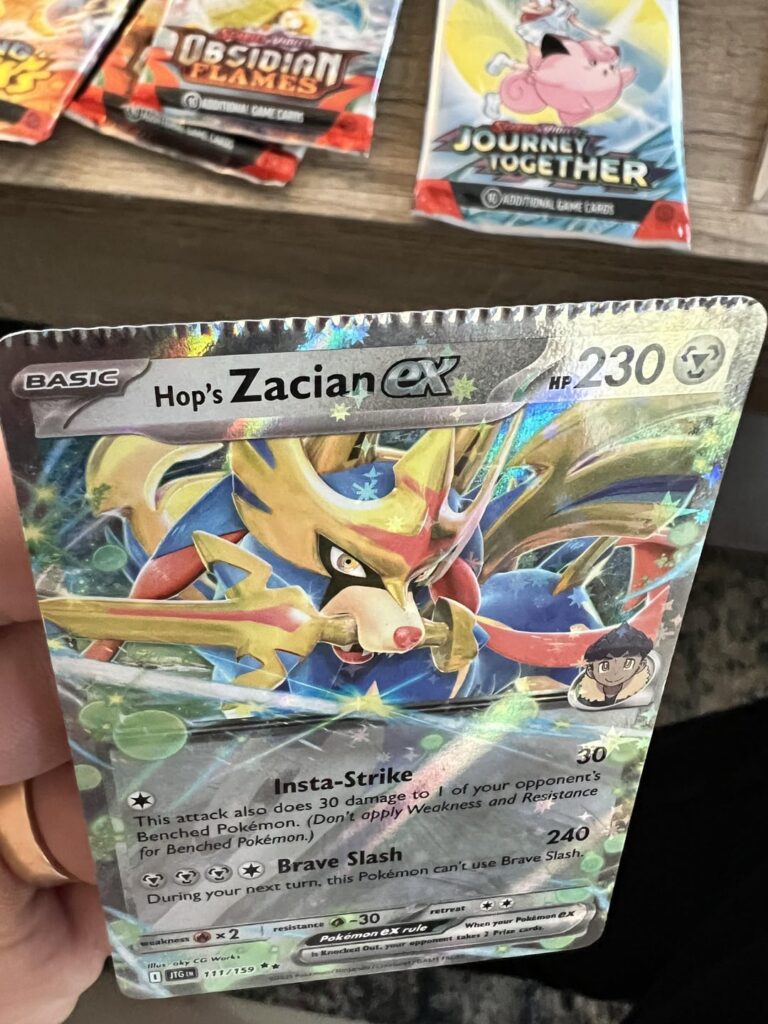 Hop’s Zacian Ex 111/159 error