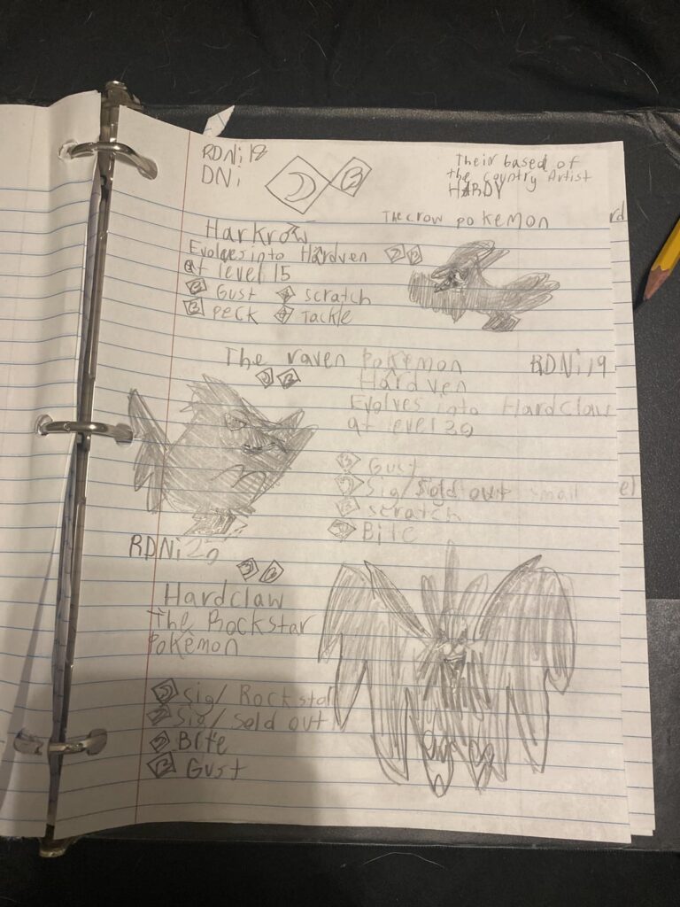 Pokémon based off one of my favorite country music artists HARDY