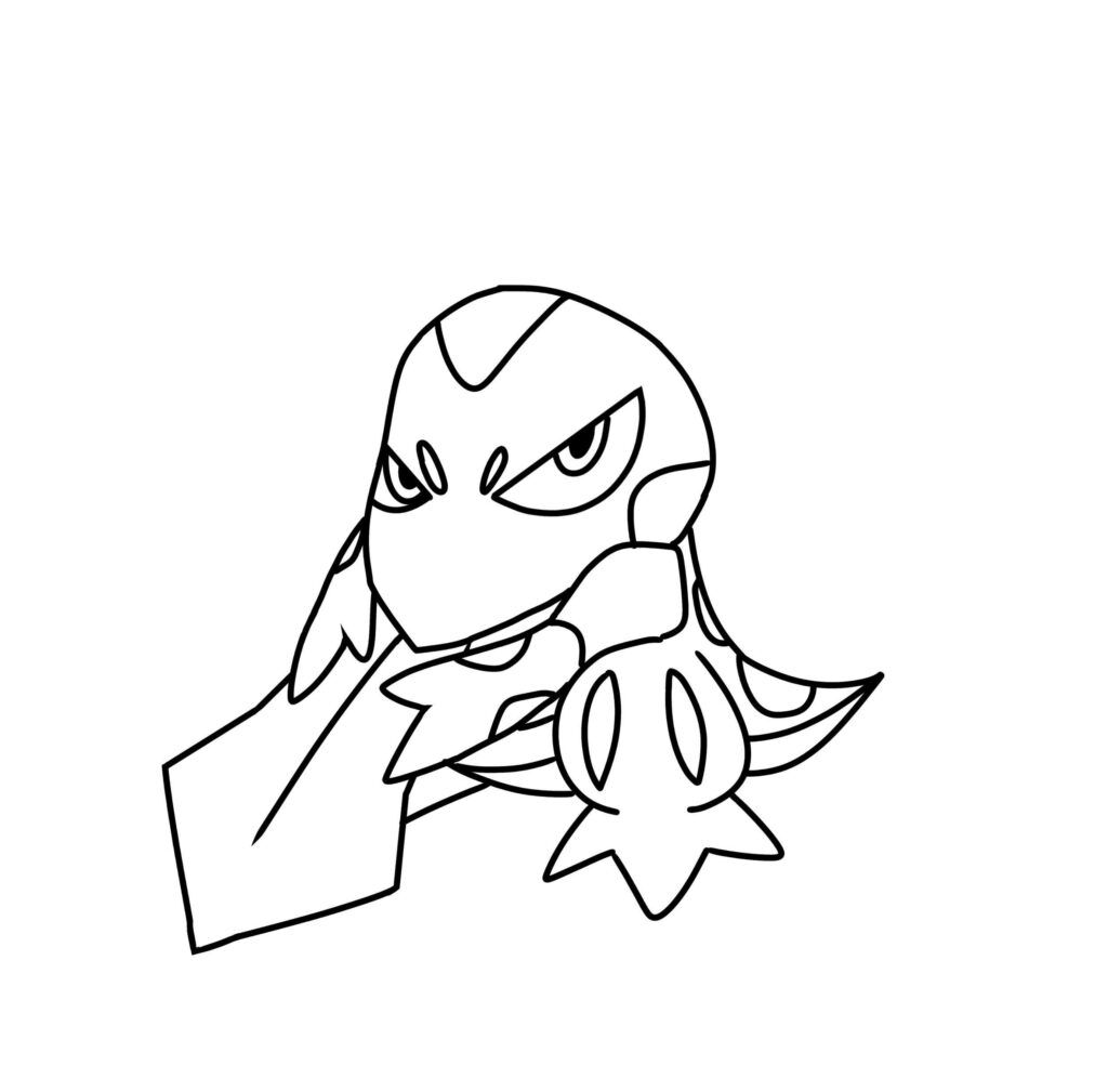 Making a fire starter Pokémon