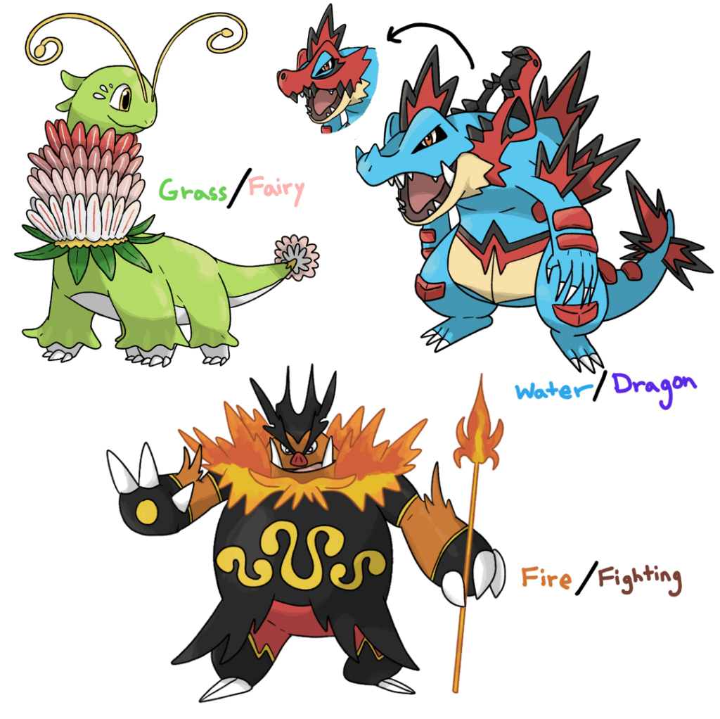 I made Mega Evolutions for the Legends: Z-A Starters based on recent rumors!