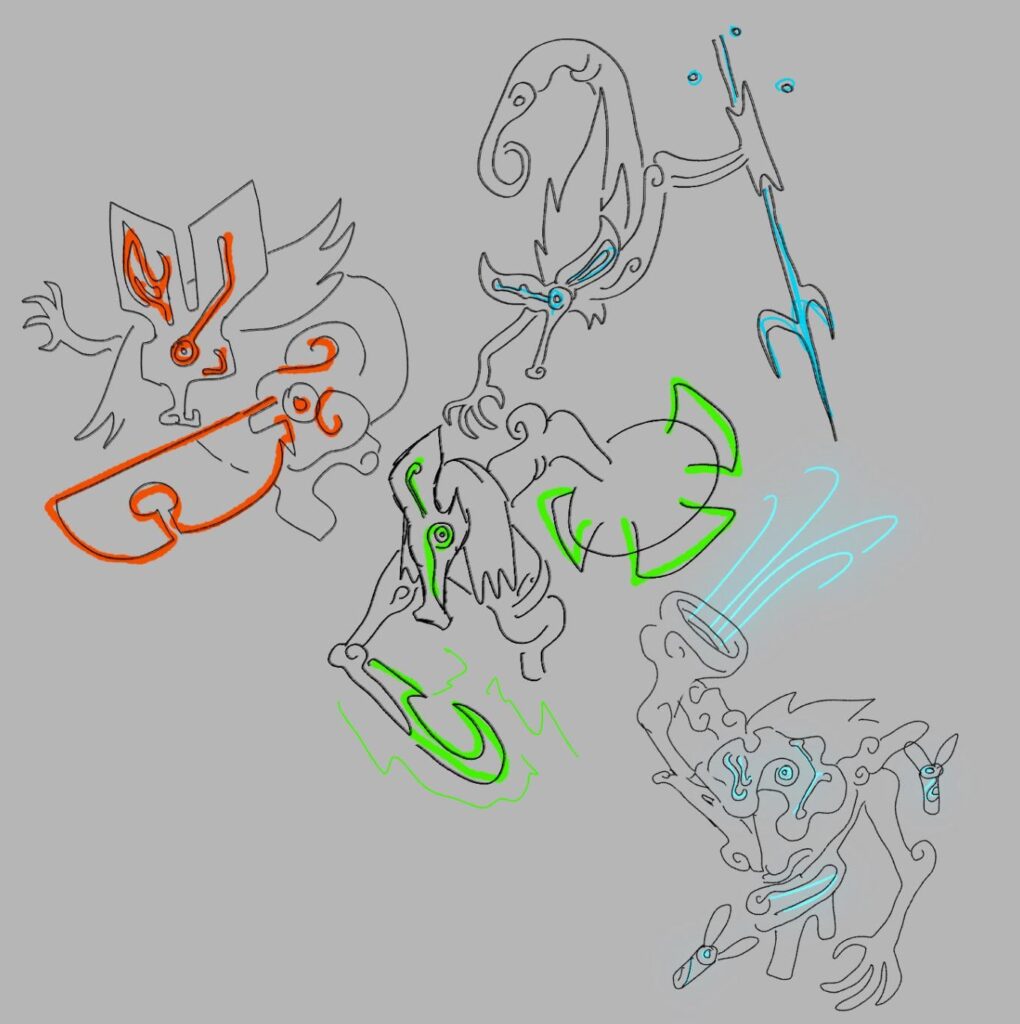 Blight enemies from Breath of the Wild as Pokémon!