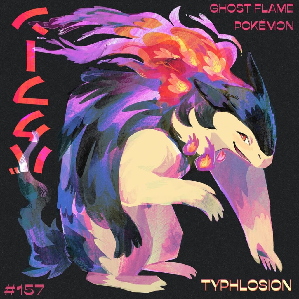 [OC] Typhlosion art