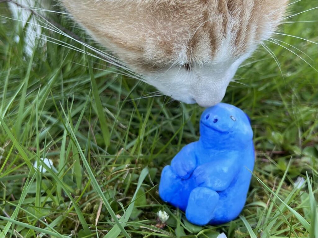 [OC] I sculpted and painted Pokémon with my girlfriend