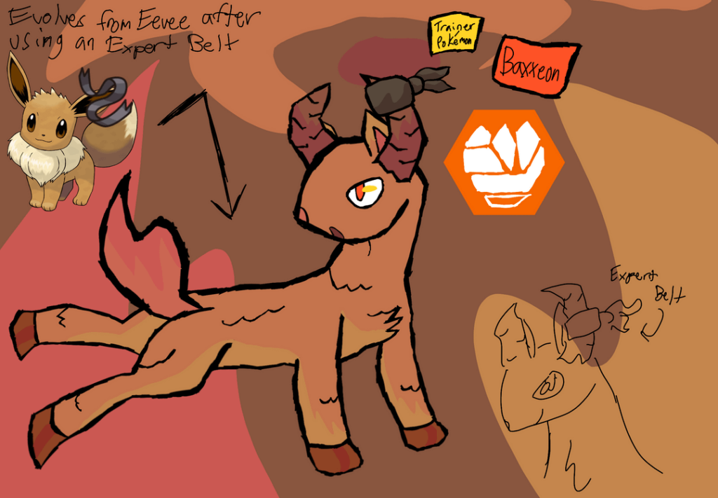 Fighting Type Eeveelution to counter Punkeon! Nothing too crazy, but I like it.