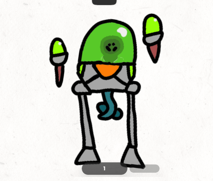 Goilixa-pod, the steel/bug type fakemon,