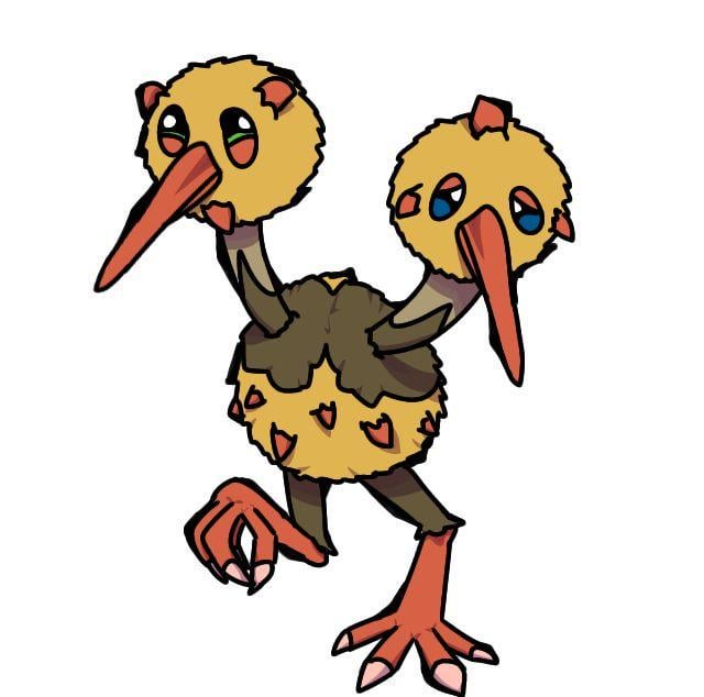 Regional doduo and dodrio for a fangame