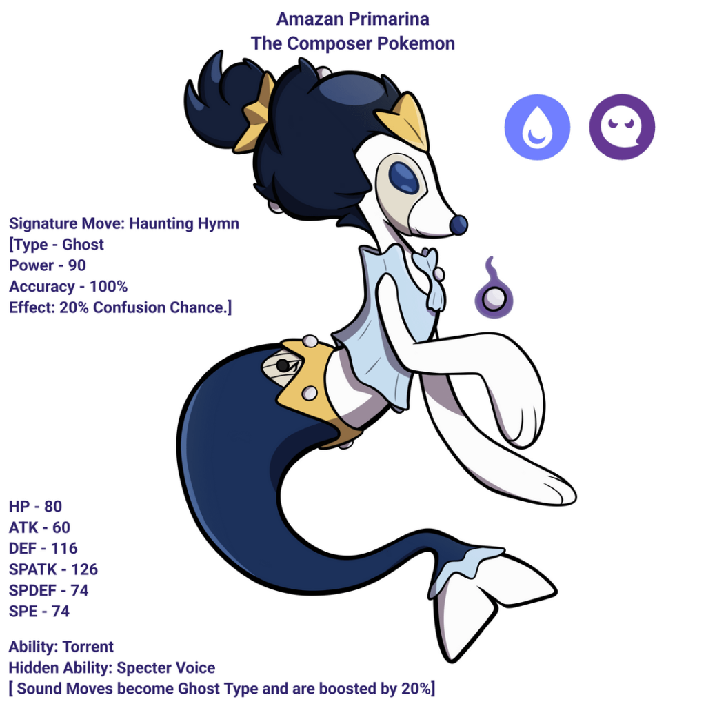 Amazan Primarina, a Fan Regional
