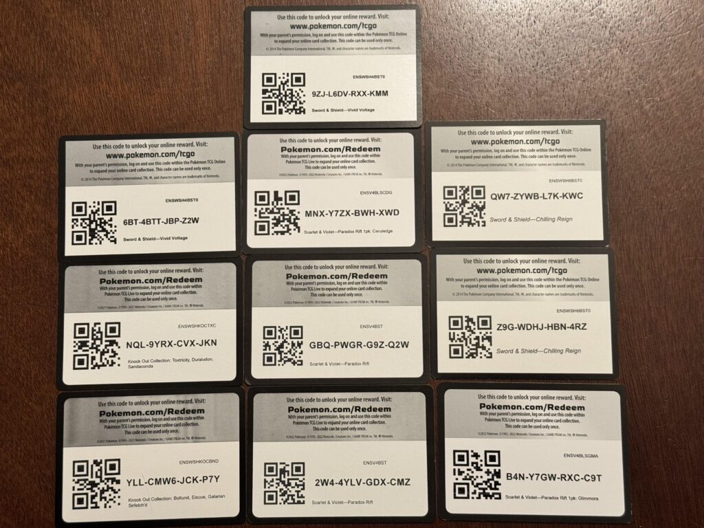 I know it’s not for everyone, but whoever likes the online stuff can use these codes. Hope someone enjoys em…