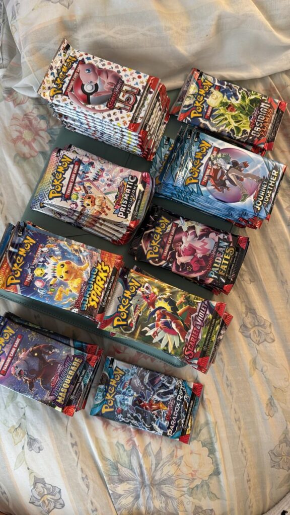 opened 75 packs total w my bf!